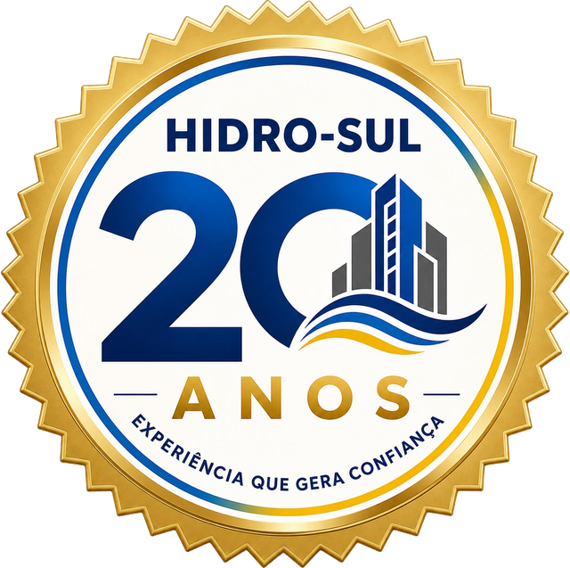 Selo Hidro-Sul 20 anos — experiência que gera confiança